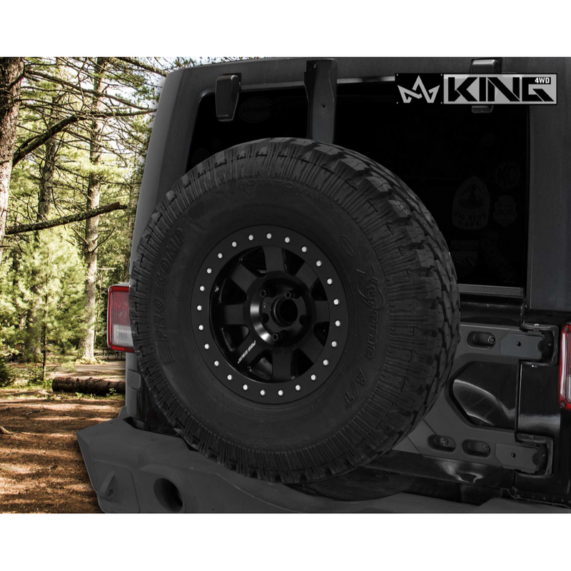 Load image into Gallery viewer, Baumer Heavy Duty Tire Carrier - JK Wrangler 2007-2018
