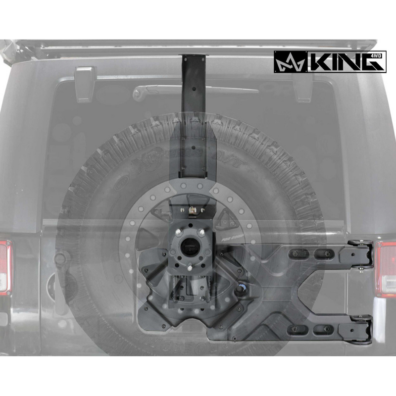 Load image into Gallery viewer, Baumer Heavy Duty Tire Carrier - JK Wrangler 2007-2018
