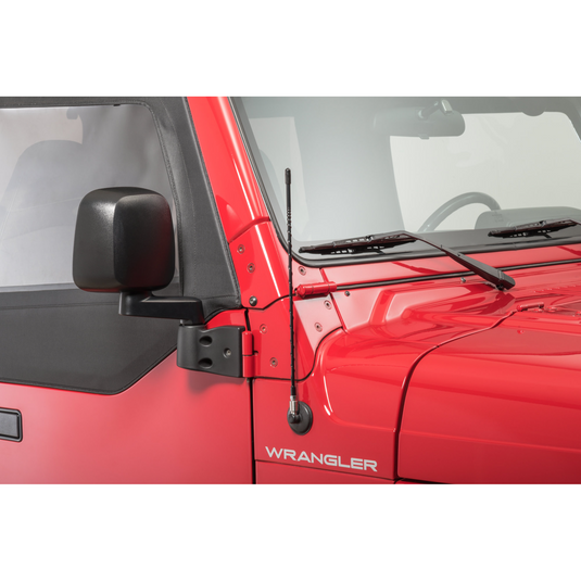 Quadratec 16" Hi Performance AM/FM Stubby Antenna for 87-06 Jeep Wrangler YJ & TJ