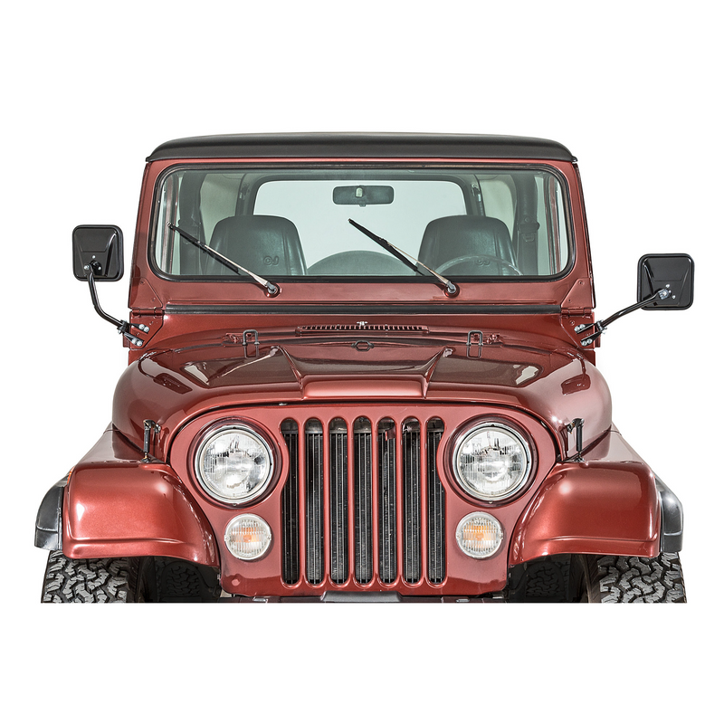 Load image into Gallery viewer, Quadratec Dual Replacement Mirror Set for 76-86 Jeep CJ5 &amp; CJ7
