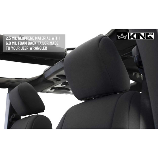 Premium Neoprene Seat Cover Jeep Wrangler Unlimited JK 4 door 13-18