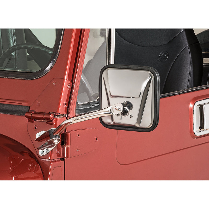Load image into Gallery viewer, Quadratec Dual Replacement Mirror Set for 76-86 Jeep CJ5 &amp; CJ7
