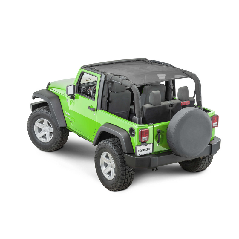 Load image into Gallery viewer, MasterTop ShadeMaker Mesh Bimini Top Plus for 07-18 Jeep Wrangler JK
