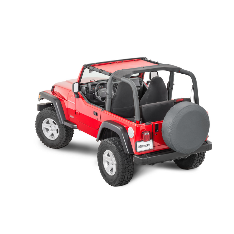 Load image into Gallery viewer, MasterTop ShadeMaker Mesh Bimini Top for 97-06 Jeep Wrangler TJ
