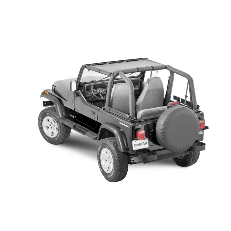Load image into Gallery viewer, MasterTop ShadeMaker Mesh Bimini Top for 87-95 Jeep Wrangler YJ
