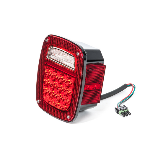 Quadratec LED Tail Light Kit for 87-90 Jeep Wrangler YJ