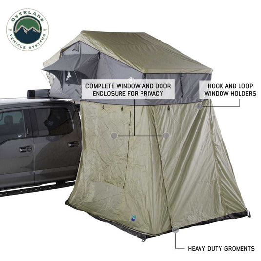 Nomadic 2 Annex Green Base With Black Floor & Travel Cover