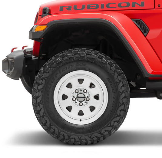 Quadratec CJ Retro Alloy Wheel for 07-23 Jeep Wrangler JK, JL and Gladiator JT