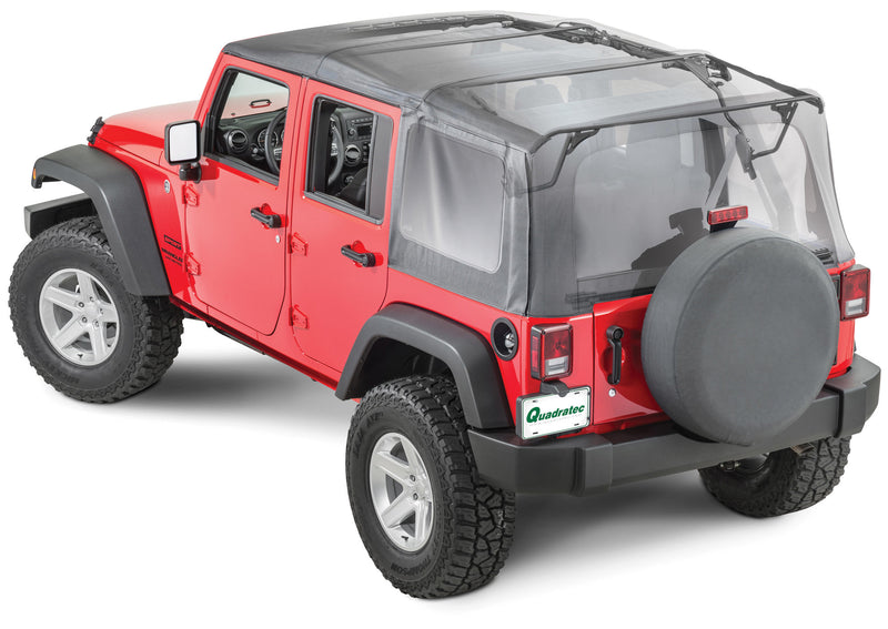 Load image into Gallery viewer, QuadraTop Gen II Complete Soft Top in Premium Sailcloth for 07-18 Jeep Wrangler Unlimited JK
