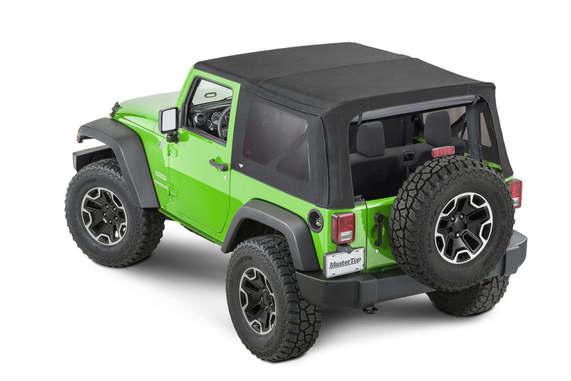 Load image into Gallery viewer, MasterTop Complete Soft Top Kit in MasterTwill® Fabric for 07-18 Jeep Wrangler JK
