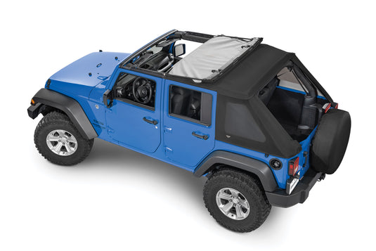 MasterTop SkyMaster® Frameless Fastback Soft Top for 07-18 Jeep Wrangler JK Unlimited