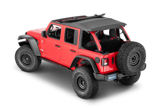 MasterTop Fastback Soft Top for 18-23 Jeep Wrangler JL Unlimited