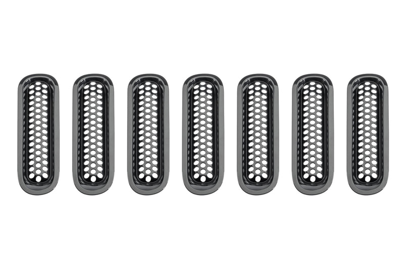 Load image into Gallery viewer, TACTIK Snap-In Grille Inserts for 07-18 Jeep Wrangler JK
