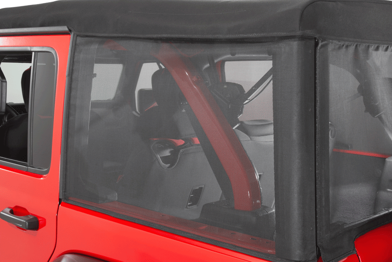 Load image into Gallery viewer, MasterTop Mesh Trail Screens for 18-23 Jeep Wrangler JL Unlimited with Factory Soft Top
