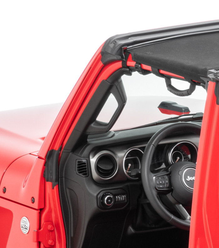 Load image into Gallery viewer, MasterTop Bimini Plus Top with Integrated Grab Handles for 18-23 Jeep Wrangler JL 2-Door
