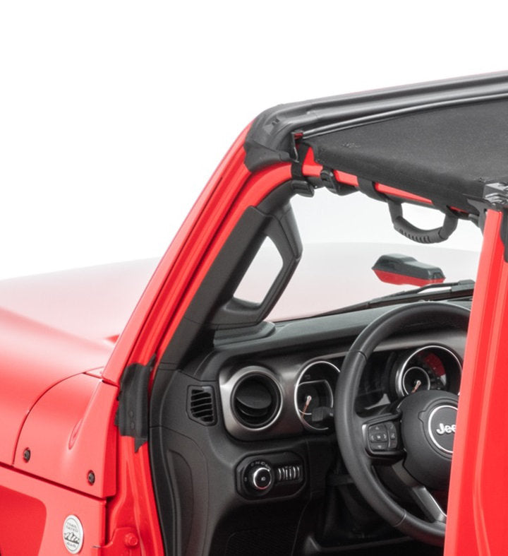 Load image into Gallery viewer, MasterTop Bimini Plus Top with Integrated Grab Handles for 18-23 Jeep Wrangler JL Unlimited
