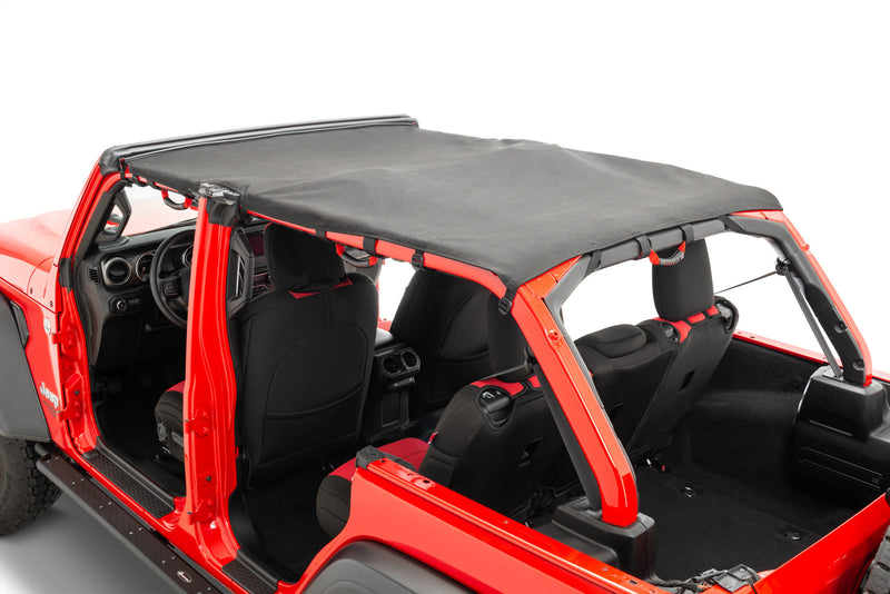 Load image into Gallery viewer, MasterTop Bimini Plus Top with Integrated Grab Handles for 18-23 Jeep Wrangler JL Unlimited
