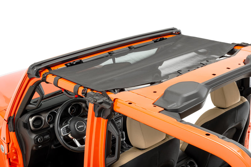 Load image into Gallery viewer, MasterTop Mesh Bimini Top with Integrated Grab Handles for 18-23 Jeep Wrangler JL &amp; Gladiator JT
