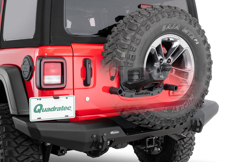 Load image into Gallery viewer, Quadratec Tailgate Spare Tire Bump Stop Kit for 07-21 Jeep Wrangler JK &amp; JL
