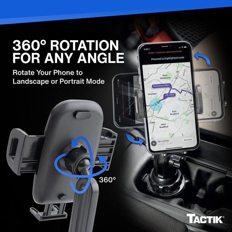 Load image into Gallery viewer, TACTIK Universal Cup Holder Cell Phone Mount
