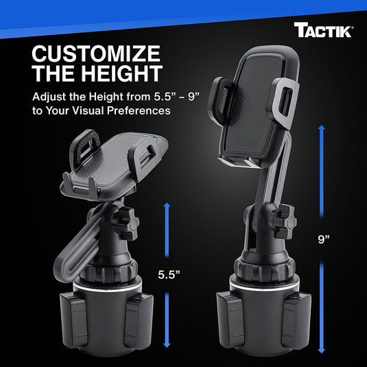 TACTIK Universal Cup Holder Cell Phone Mount