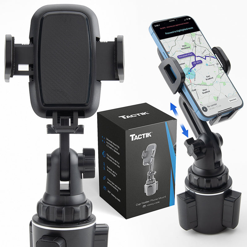 Load image into Gallery viewer, TACTIK Universal Cup Holder Cell Phone Mount
