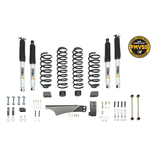 Quadratec Maximum Duty 3.5" Coil Spring Suspension Lift Kit for 07-18 Jeep Wrangler JK 2 Door