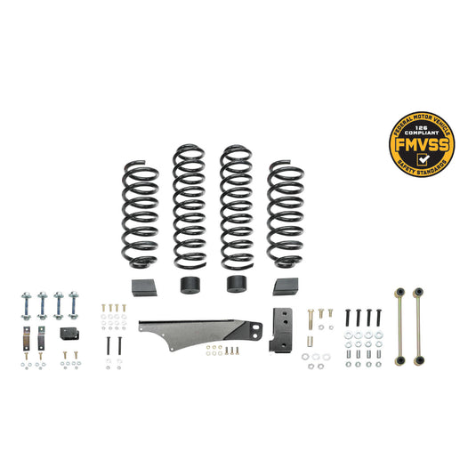 Quadratec Maximum Duty 3.5" Coil Spring Suspension Lift Kit for 07-18 Jeep Wrangler JK 2 Door