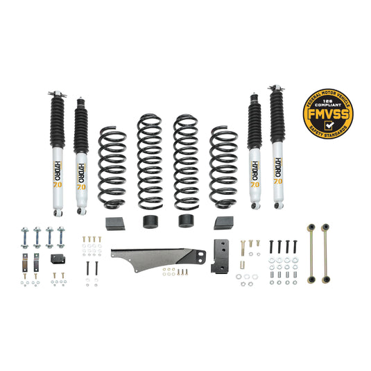 Quadratec Maximum Duty 3.5in Coil Spring Suspension Lift Kit for 07-18 Jeep Wrangler Unlimited JK 4 Door