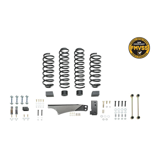 Quadratec Maximum Duty 3.5in Coil Spring Suspension Lift Kit for 07-18 Jeep Wrangler Unlimited JK 4 Door
