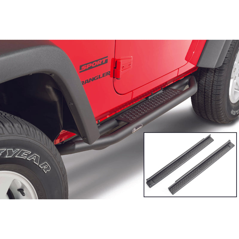 Load image into Gallery viewer, Quadratec QRC Side Armor with Step for 07-18 Jeep Wrangler JK
