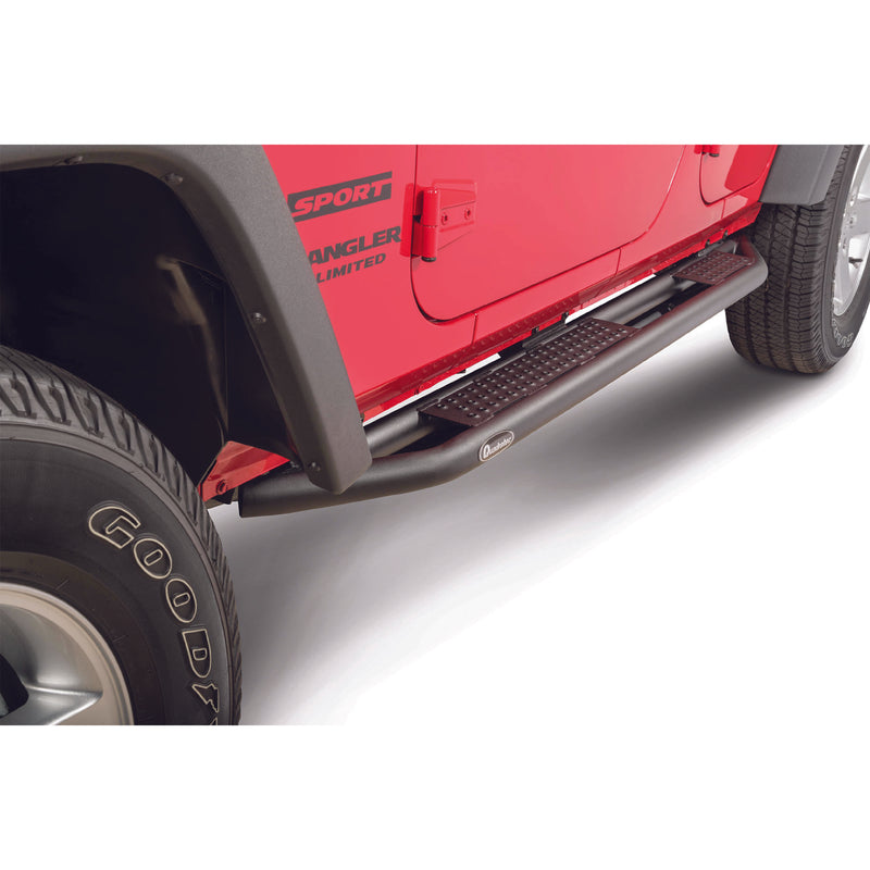 Load image into Gallery viewer, Quadratec QRC Side Armor with Step for 07-18 Jeep Wrangler Unlimited JK 4-Door
