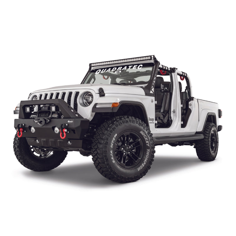 Load image into Gallery viewer, Quadratec Brute Strength™ Winch Bumper for 18-23 Jeep Wrangler JL &amp; Gladiator JT

