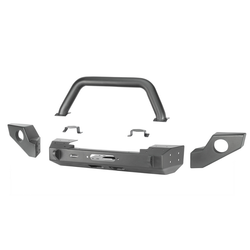 Load image into Gallery viewer, Quadratec Modular Winch Ready Front Bumper for 07-18 Jeep Wrangler JK
