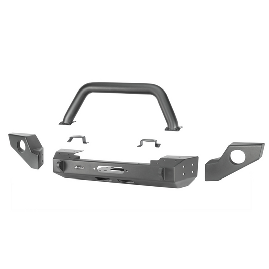 Quadratec Modular Winch Ready Front Bumper for 07-18 Jeep Wrangler JK