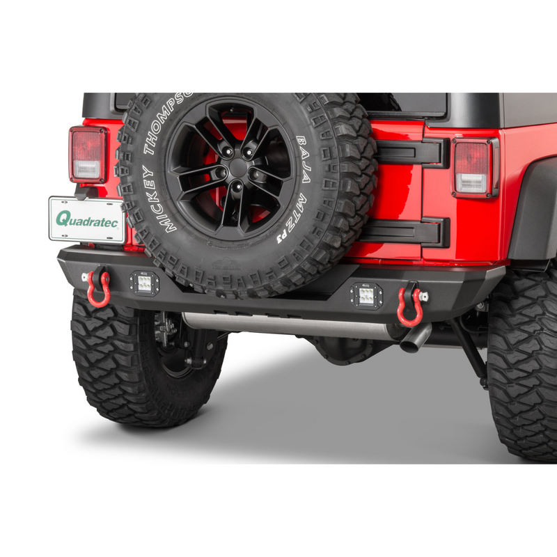 Load image into Gallery viewer, Quadratec Mid Width Rear Bumper for 07-18 Jeep Wrangler JK
