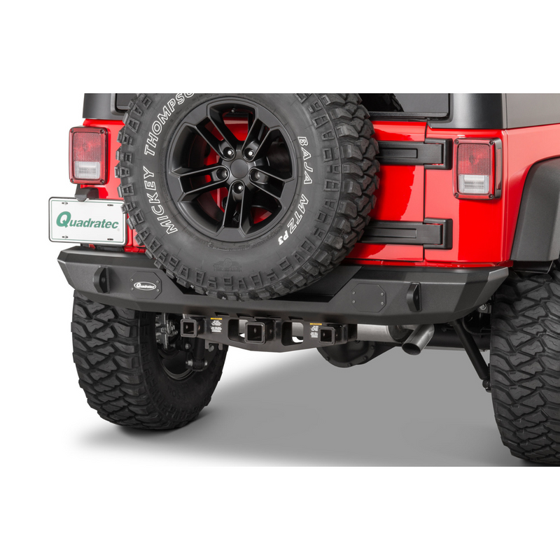 Load image into Gallery viewer, Quadratec Mid Width Rear Bumper for 07-18 Jeep Wrangler JK
