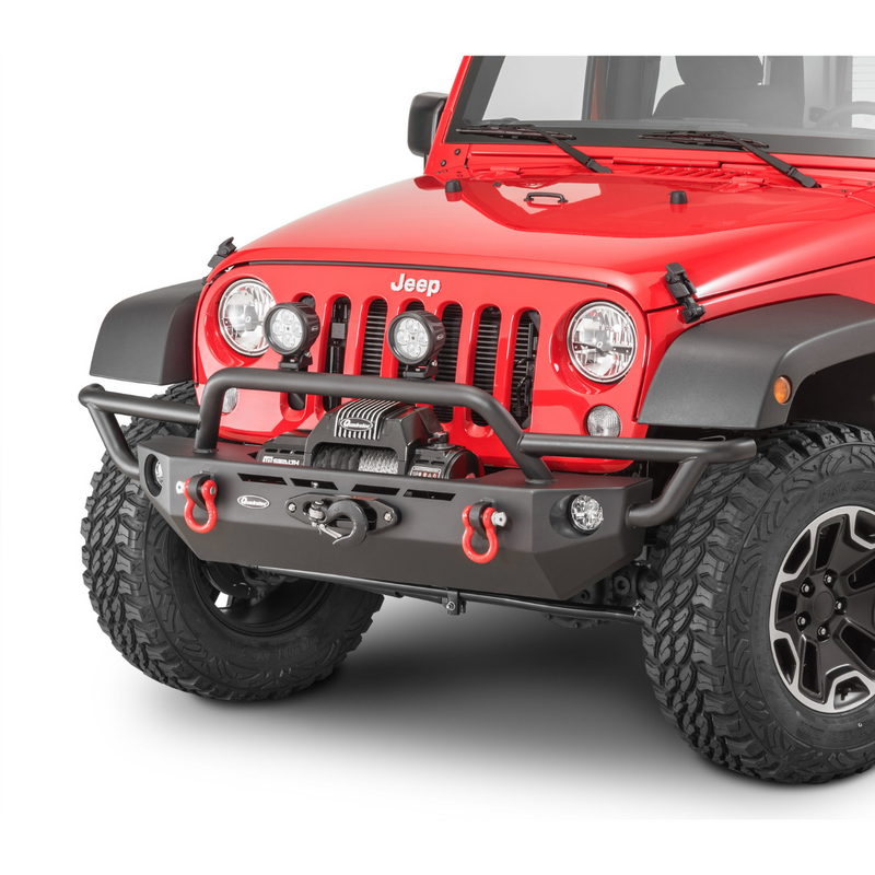 Load image into Gallery viewer, Quadratec QRC Front Winch Ready Bumper for 07-18 Jeep Wrangler JK
