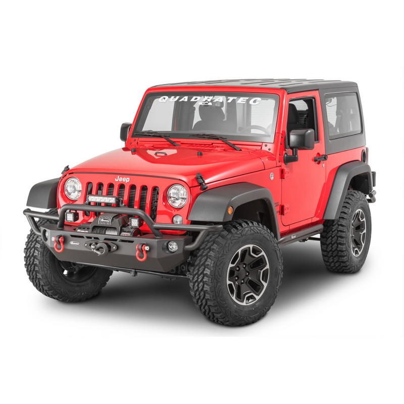Load image into Gallery viewer, Quadratec QRC Front Winch Ready Bumper for 07-18 Jeep Wrangler JK
