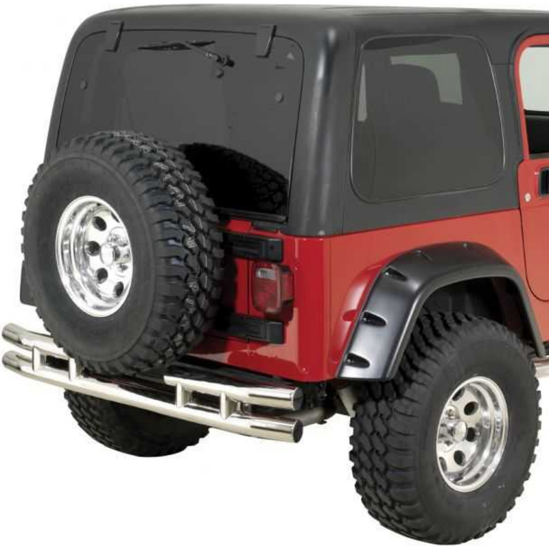 Load image into Gallery viewer, Quadratec QR3 Dual-Tube Rear Bumper for 87-06 Jeep Wrangler YJ, TJ &amp; Unlimited
