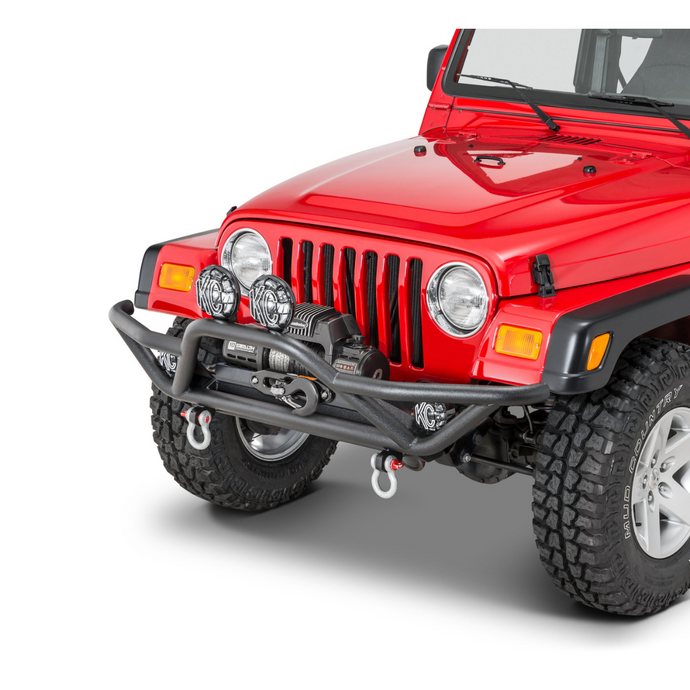 Quadratec QRC Front Bumper Without Winch & Mount for 87-06 Jeep Wrangler YJ, TJ & Unlimited