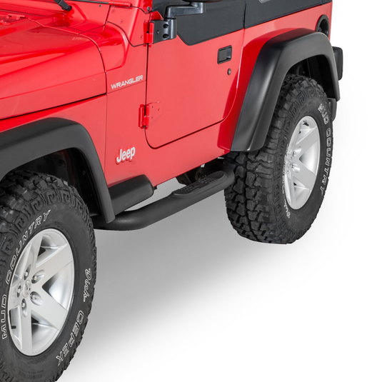 Quadratec QR3 Heavy Duty Side Steps for 87-06 Jeep Wrangler YJ, TJ