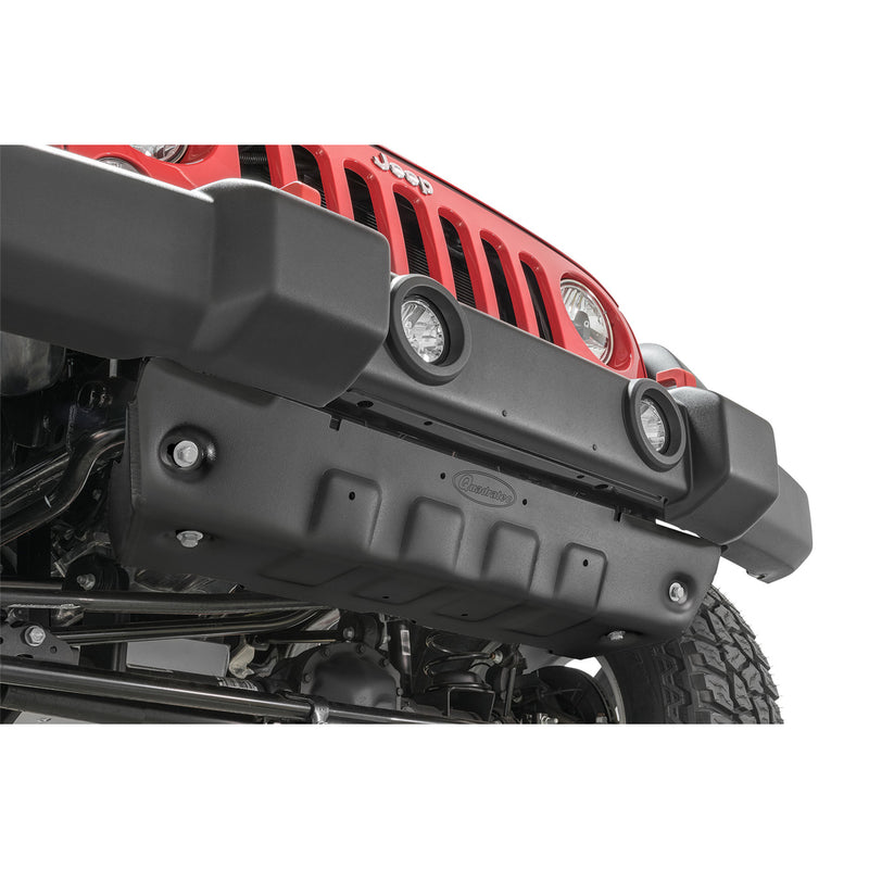 Load image into Gallery viewer, Quadratec Aluminum Modular Front Sway Bar Skid Plate for 10-18 Jeep Wrangler JK

