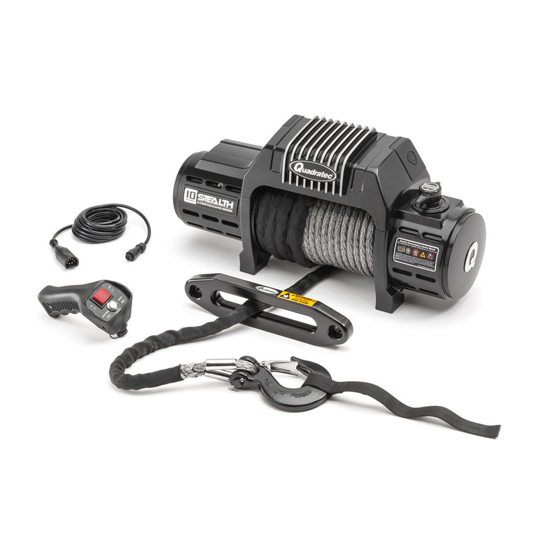 Load image into Gallery viewer, Quadratec Q-Performance Stealth Winch
