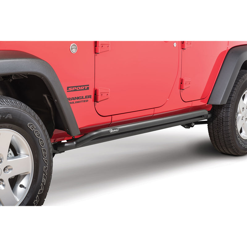 Load image into Gallery viewer, Quadratec QRC Rocker Guards for 07-18 jeep Wrangler Unlimited JK
