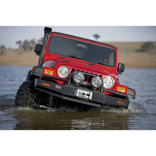 ARB 3450070 Deluxe Winch Bull Bar Bumper in Black for 97-06 Jeep Wrangler TJ & Unlimited