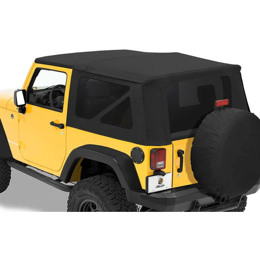 Bestop 58134-35 Tinted Window Kit for 11-18 Jeep Wrangler JK 2 Door with Factory Softtop or Sailcloth Replace-a-top