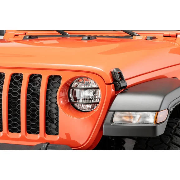 TACTIK Euro Style Headlight Guards for 18-21 Jeep Wrangler JL & 20-21 Gladiator JT