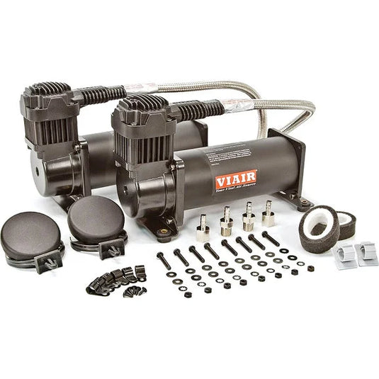 Viair 44442 Dual 444c Air Compressor Value Pack in Stealth Black