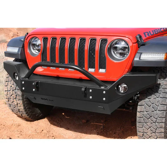 Rock Hard 4X4 Patriot Series Front Full Width Bumper for 18-20 Jeep Wrangler JL & Gladiator JT